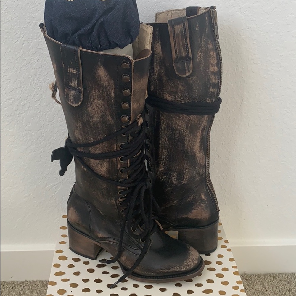 Freebird by Steven Granny Lace Up Boots